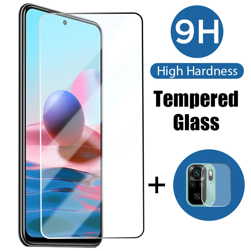 Screen Protector Glass for Redmi Note 10S 9T 9S 9 10 Pro Max 5G 4G Protective 5A Prime 5 6 7 8 8T | Мобильные телефоны и