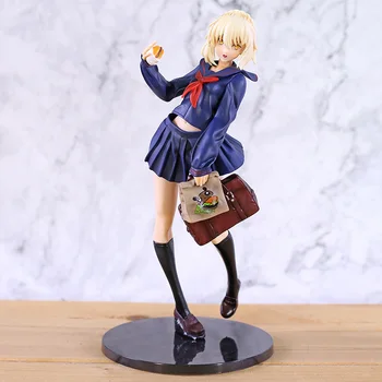 

Fate/Grand Order Fate Stay Night Saber of Burger King Model Doll PVC Action figure Anime Sexy Girls Figurine doll gifts
