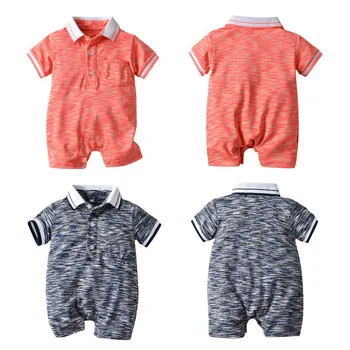 

Rompers for Summer Baby Boy Gril Cotton Baby Clothes Gentleman Baby Boys Romper Toddler Kids Jumpsuits Birthday