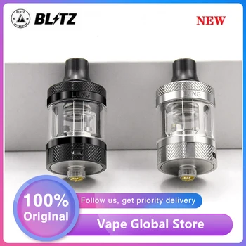 

Original Blitz Lung RTA Atomizer with 2ml Capacity & Single Coil Build ing Deck & Restricted Drip Tip For MTL Vape & 510 thread