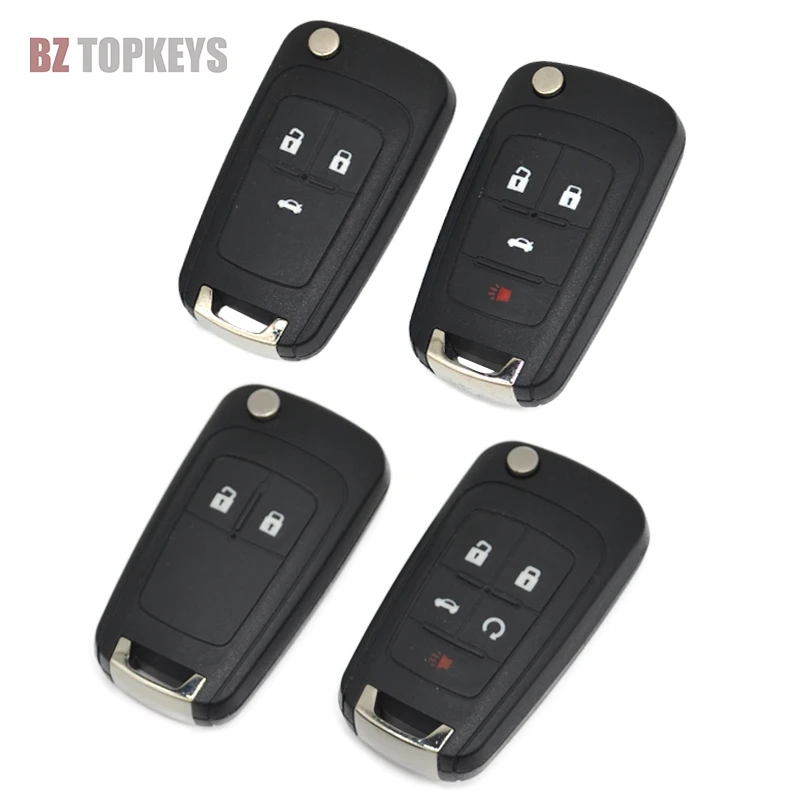 Чехол для автомобильного ключа-раскладушки 2 3 4 5 Кнопка HU100 Chevrolet Epica Cruze Camaro Impala Buick