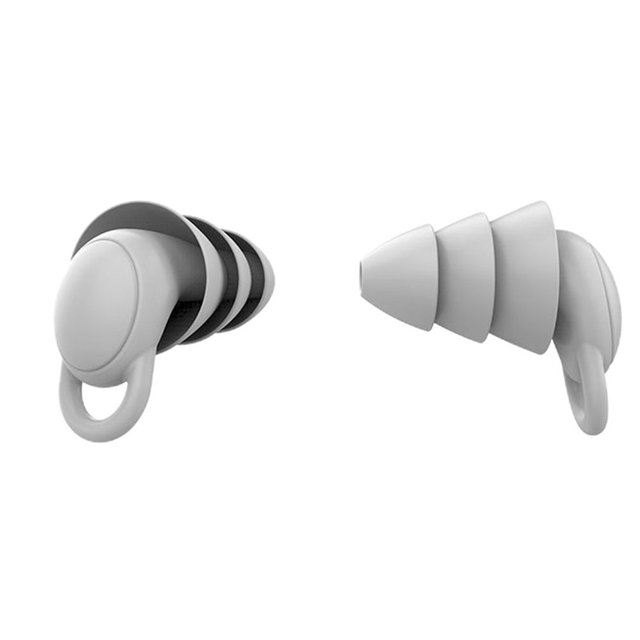 Pair Earplugs Protective Ear Plugs Soft Silicone Waterproof Anti-noise Earphones Protector for Travel Sleep and Snoring