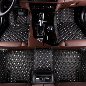 

Leather Custom Car Floor Mat for Nissan Qashqai J10 X-trail T31 Murano Patrol Y61 Tiida Teana Waterproof Car Accessories