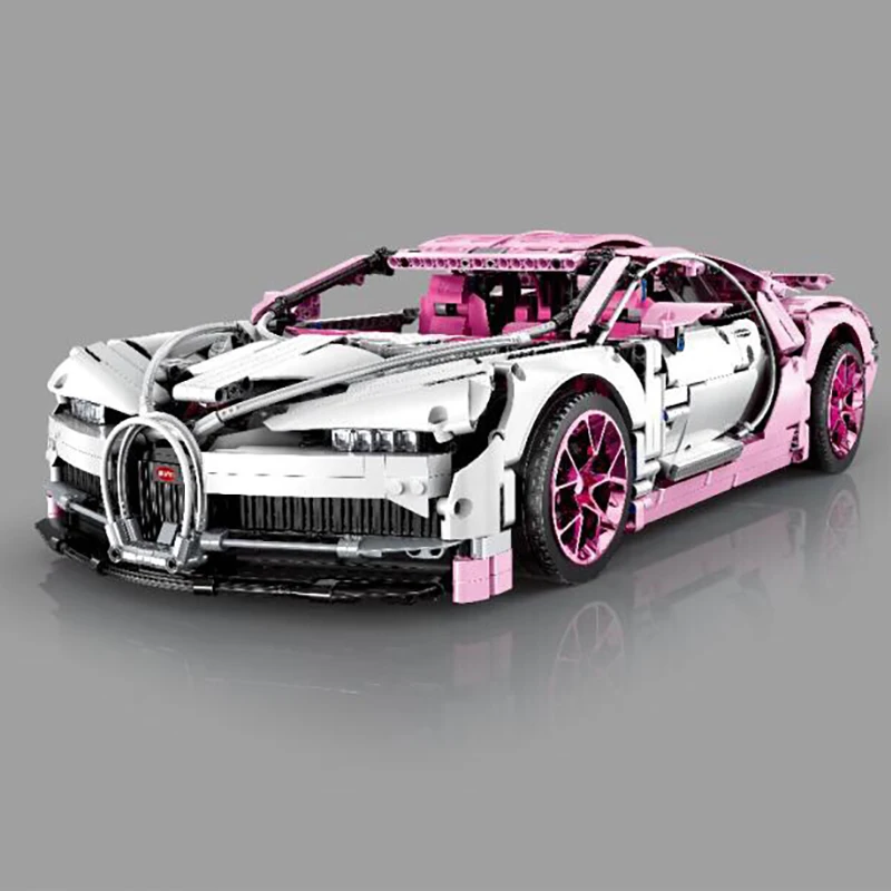 20086 Technic автомобиль розовый скоростной гоночный автомобиль набор сборных кирпичей Развивающие детские рождественские подарки Модель автомобиля игрушки совместимы с 42083