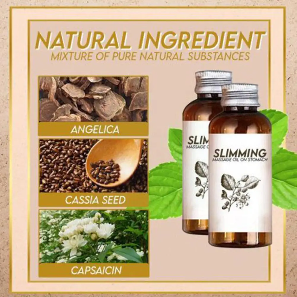 30ml Natural Herbal Slimming Massage Oil Lose Weight Body Essential Loss G2A7 | Красота и здоровье