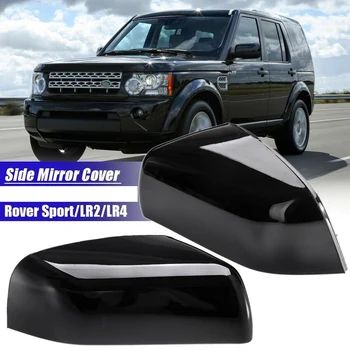 

Pair Wing Side Mirror Cover Gloss Black for Land Rover Range Rover Sport LR2 LR4 LR019961 LR015056
