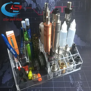 

Box Mod Ego Bottle Vapor RDA RTA Tank Atomizer Battery Shop Dispay Shelf holder Base E-cigarettes Accessories for design rda