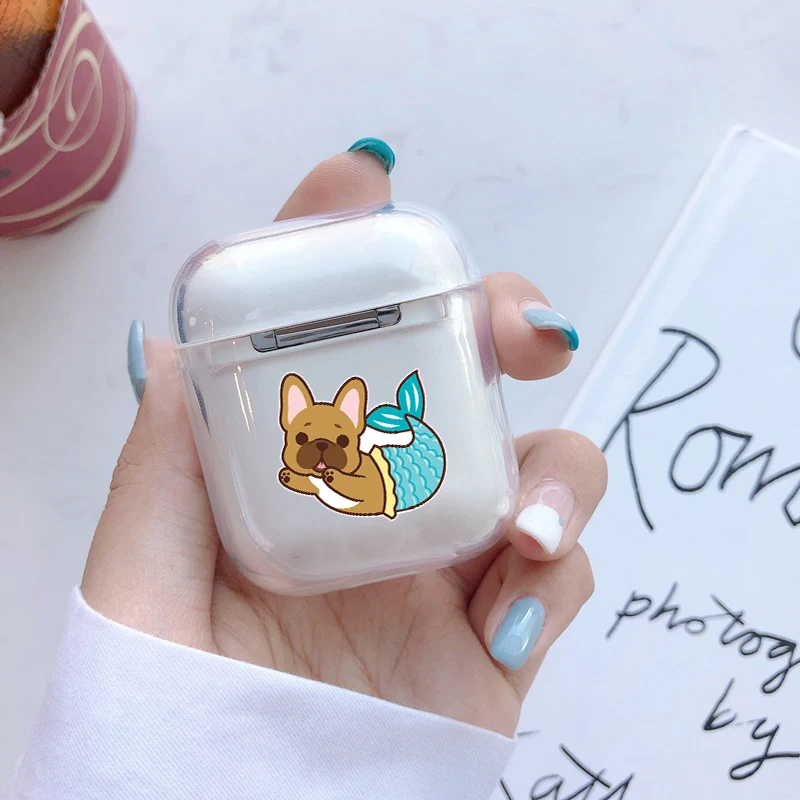 Мягкий силиконовый милый Чехол Air Pods для Apple airpods, Роскошный чехол с изображением животных, собаки, ребенка, AirPods, Bluetooth, аксессуары для наушников
