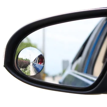 

1Pcs 2inch ABS Material Round Car Blind Spot RearView Mirrors Rearview Wide Angle Round Convex Mirror Universal Car Styling