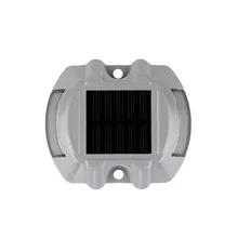 Трансграничной для Лидер продаж дорожный отражатель на солнечной батарее с высоким уровнем Скорость шоссе Предупреждение свет 6LED литой Алюминий светоотражающие дорожные знаки производитель