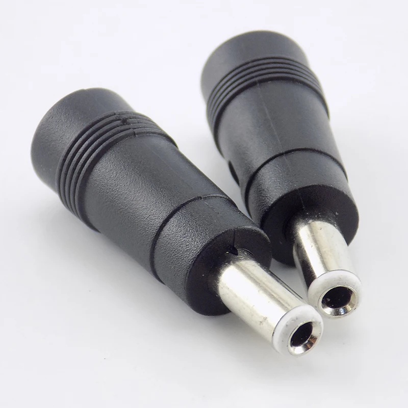 2pcs 5.5x2.1mm Female to 5.5x2.5mm Male DC Power Connector Adapter 5.5*2.1 female to male 5.5*2.5 Converter for Laptop