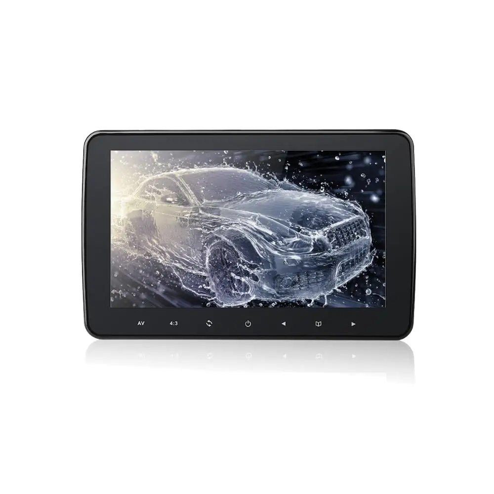 10.1 inch TFT Color LCD Headrest DVD Monitors 1024x600 HD input Radio AV Monitor for car audio DVD Player - Цвет: 1 pcs 10.1 inch