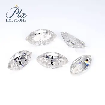 

8X16MM Marquise cut high quality DEF VVS1 loose moissanite for diamond ring accept custozation free carving 2020news wholesale