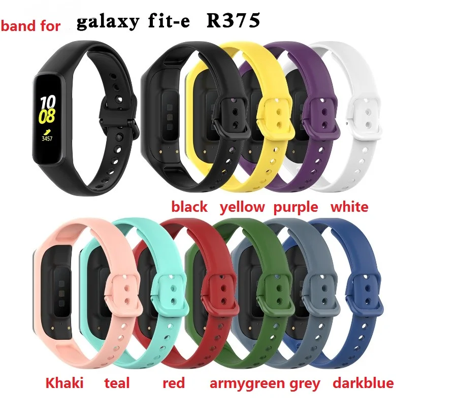50 шт. Силиконовый ремешок для часов Ga laxy Fit-e R375 Smart Bracelet. R375 ремень аксессуары