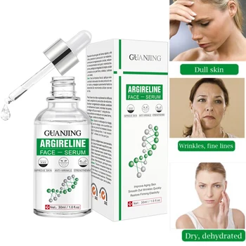 

2020 New Anti Wrinkle Remover Facial Serum Plant Anti Aging Lifting firming face 25-55 age Argireline Six Peptides Essence 30ml
