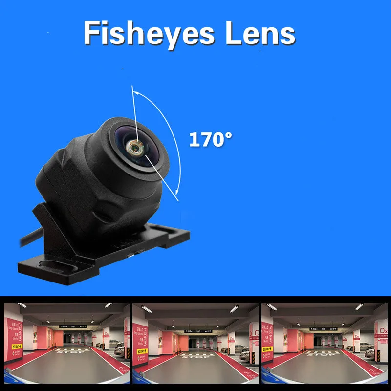 

170 Degree FishEye Lens AHD/CVBS Track Night Vision Auto Parking Assistance Parking Car Reverse Backup Camera