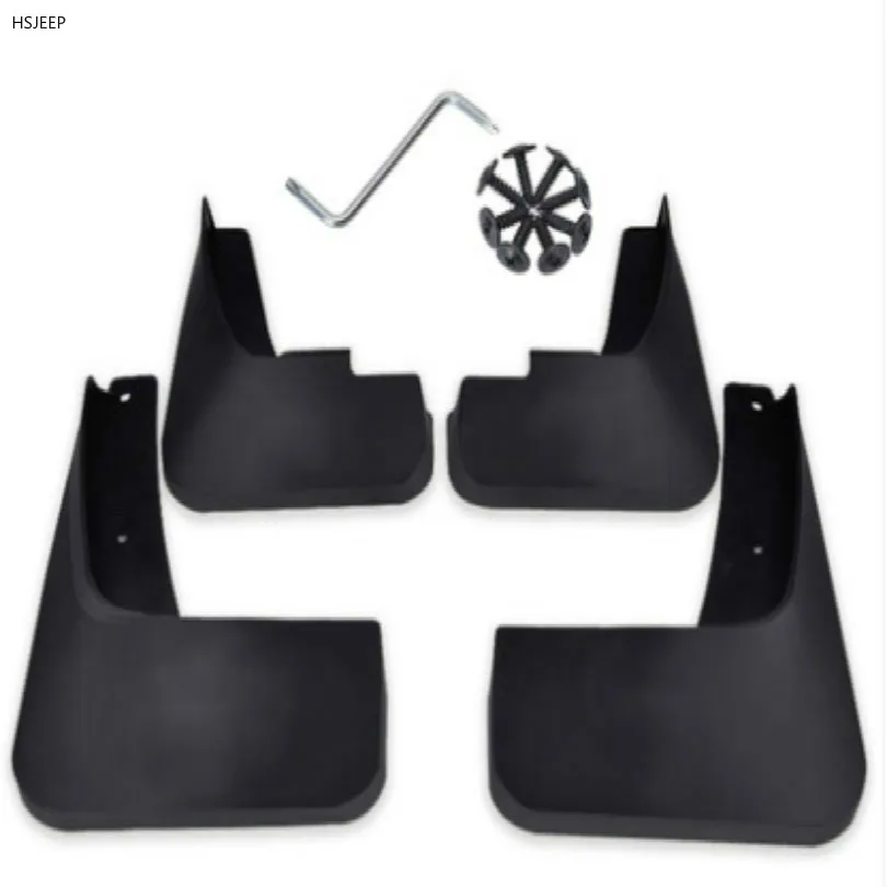

hsjeep Mudguards car Mud guard fender mudguard car flipper with install tools dustproof Mud proof free shipping