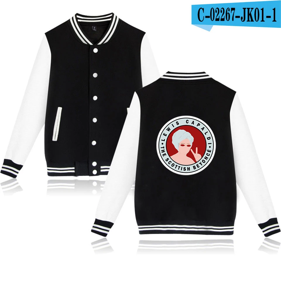 Lewisapaldi бейсбольная форма мужская одежда Harajuku Slim fit хлопковая модная бейсбольная куртка кэжуал - Цвет: black