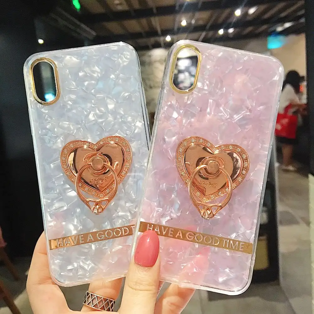 LLZ.COQUE чехол с гальваническим геометрическим мрамором для Iphone 11 Pro X XS Xr Max 6 6S 7 8 PLUS, металлический кольцевой кронштейн, чехол с подставкой