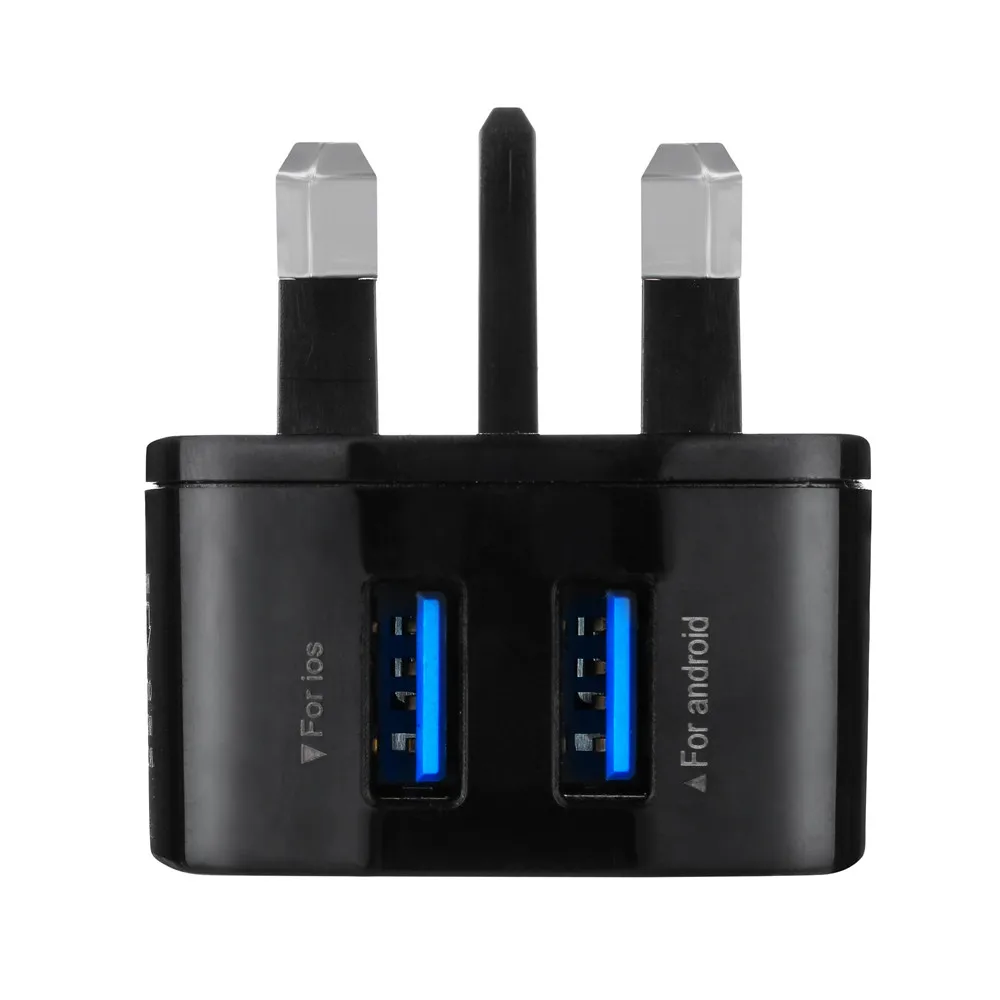 Универсальное зарядное устройство MOSUNX 5V 3.1A UK 2 port USB2.0 для зарядки смартфонов iPhone