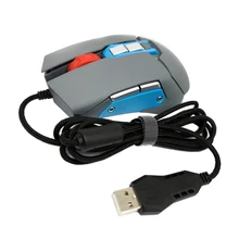 Профессиональная Проводная игровая мышь 9 Кнопок 1600 dpi светодиодный оптический USB компьютерная мышь геймерская мышь игровая мышь Бесшумная Mause ПК ноутбук