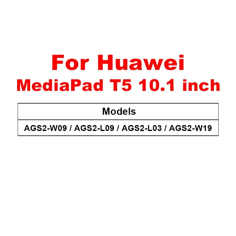 for Huawei T5 10.1 Закаленное стекло для huawei MediaPad M5 lite 10 Pro M6 10,8 8,4 M3 Lite 10,1 8,0 дюймов Защита экрана для MediaPad T5 T3 1" стекло - Цвет: for Huawei T5 10.1