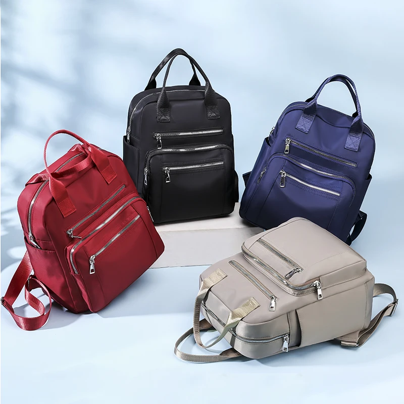 Womens Backpack Vento Marea Travel Casual Waterproof Shoulder Bags Large Capacity Oxford Rucksack