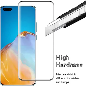 

100Pcs/Lot 3D Full Cover Screen Protector For Huawei P40 Honor30 Pro Curved Tempered Glass On Huawei Mate 30 20 Pro Free DHL