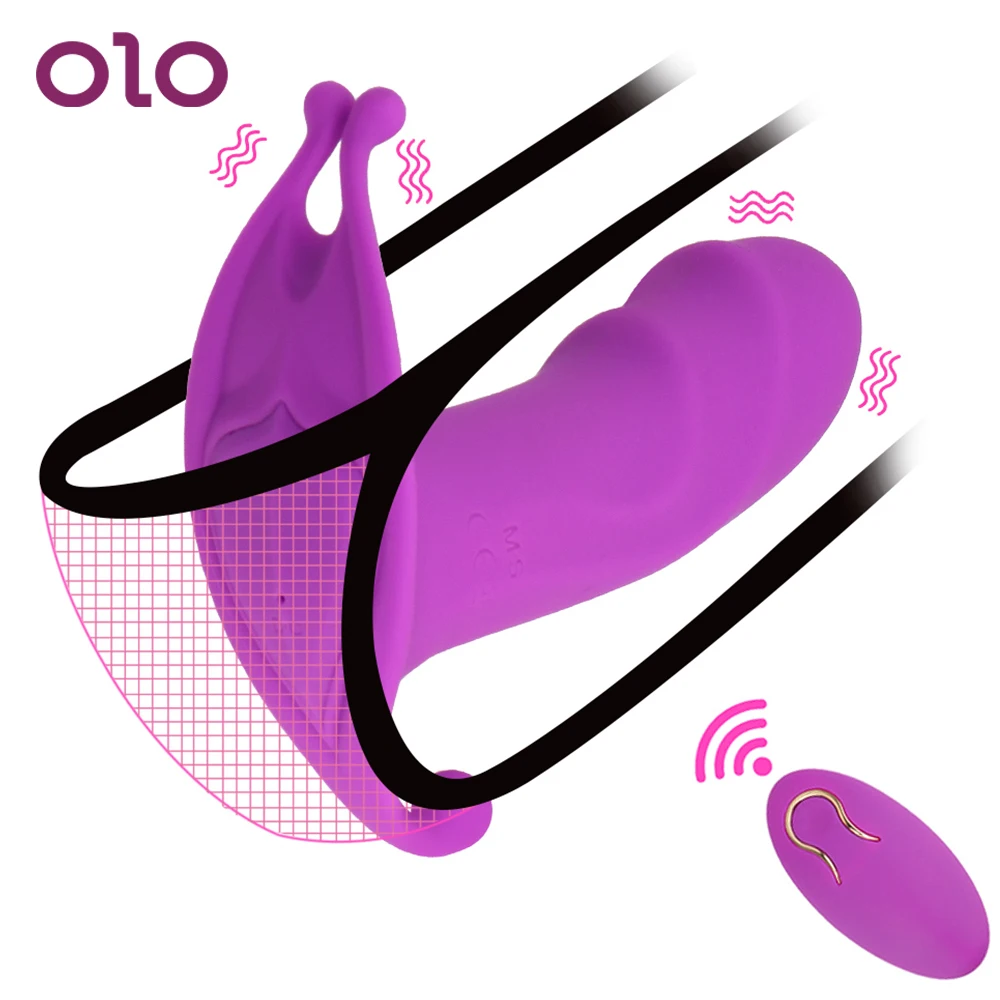 OLO переносной Вибратор в трусики 10 скоростной беспроводной вибратор с пультом