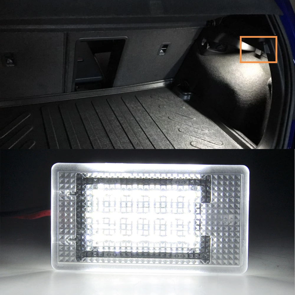 2pcs Led Interior Boot Luggage Trunk Light Lamp For Ford Galaxy Mondeo