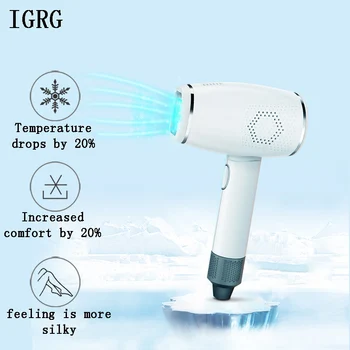 

ICE Cold IPL Hair Removal 3 in 1 Depilador 400000 Times Flashes Trimmer Body Face Arm Legs Lips Hair Permanent Laser Epilator