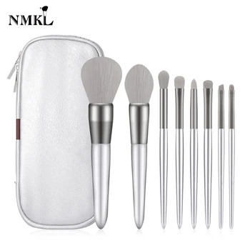 

NMKL 8pcs Makeup Brushes Set Eyeshadow Brush Foundation Brush Trimming Brush Makeup Brush Blush Brush Eyebrow Brush with Bag