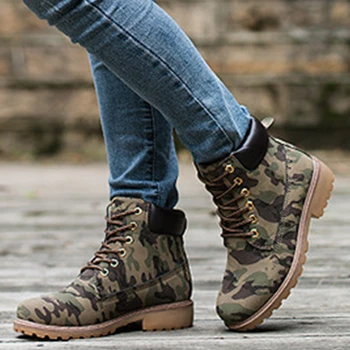 

Leather Boot Snow Boots Casual Boots Outdoor Waterproof England Retro Shoes Men Autumn Winter