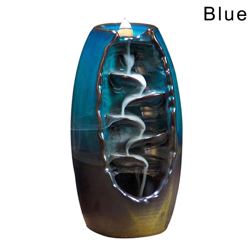 Курильница с обратным потоком для курения, керамический держатель для благовоний, украшение для домашнего офиса J2Y