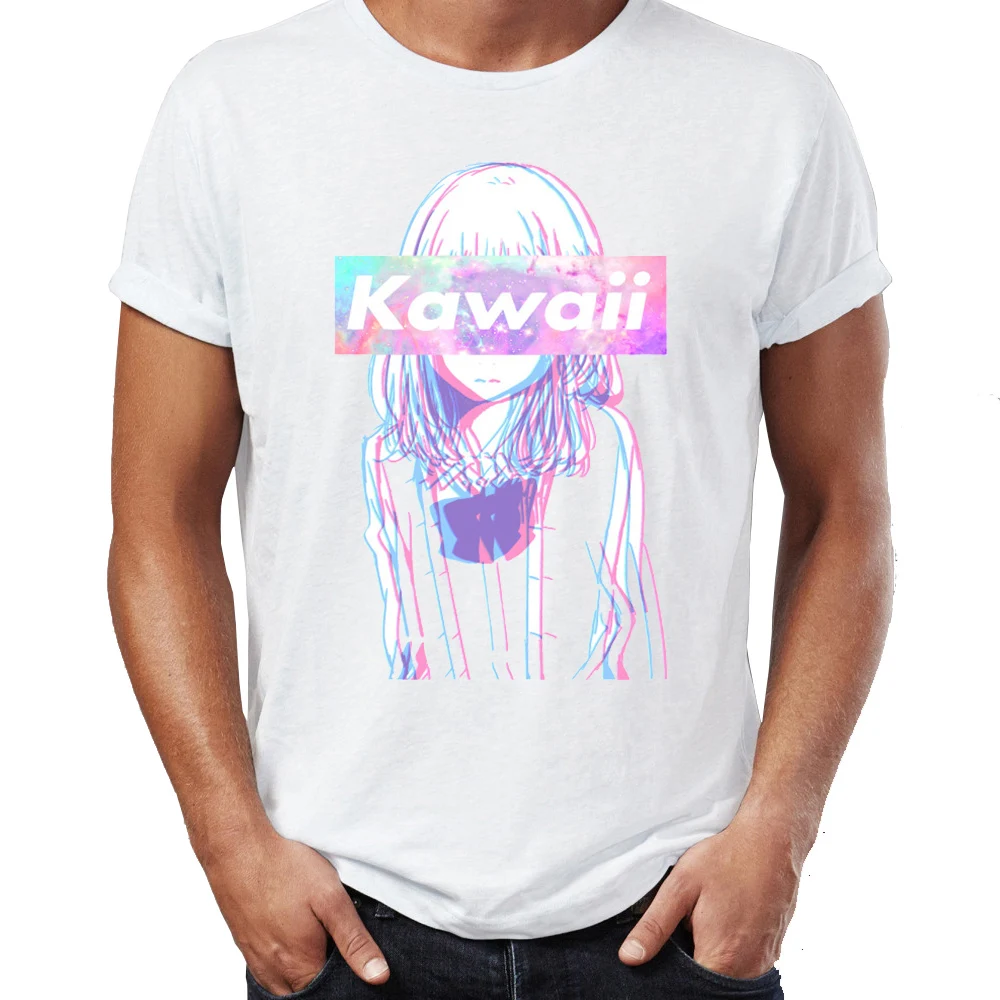 Мужская футболка Манга Аниме Waifu Kawaii Senpai Weeb забавные Otaku Awesome Artsy печатные футболки - Цвет: 3F0029M