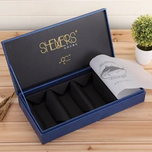 Логотип изолированный мраморный узор Роскошная подарочная упаковка картонные бумажные коробки, ящик для белья упаковка- PX11467