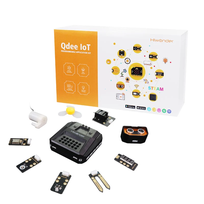 Микробит Программирование Qdee IoT Intelligence kit/дистанционное управление/графический Программирование обучения