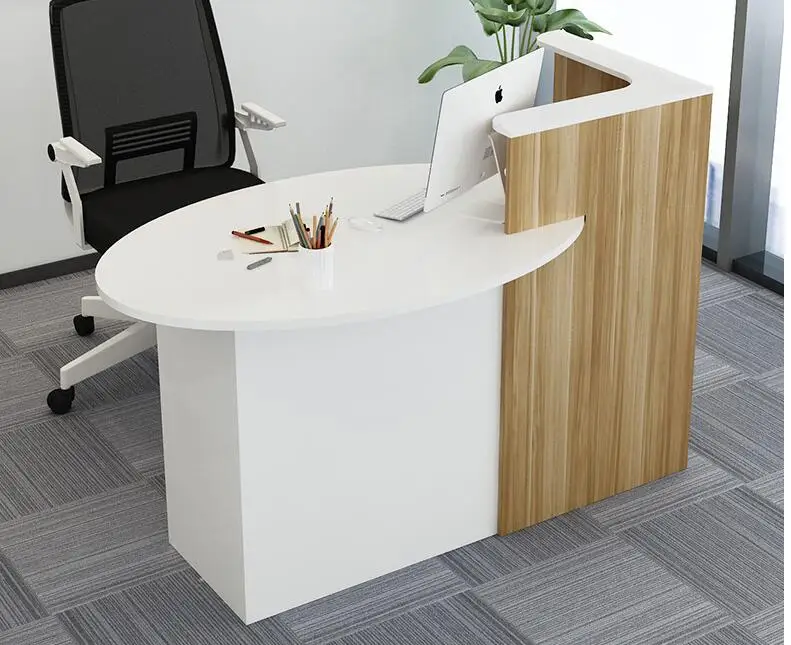 Small front desk desk cashier counter bar shop creative simple modern small commercial clothing store counter reception