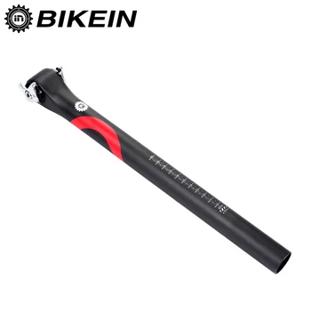 

BIKEIN Pro Full UD Carbon Fibre Cycling Road Bike 27.2/30.8/31.6mm Seatpost Mountian MTB 5/20 Degrees Seat Tube Bicycle Parts