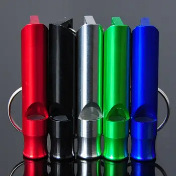 

2pcs Camping Hiking Survival Whistle Outdoor Small Size Aluminum Emergency Survival Safety Sport Camping Hunting Whistle