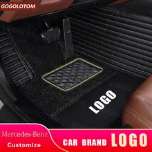 Автомобильный коврик для mercedes Benz w211 cla w212 e-klasse gla w176 glk w211 w245 gle a180 автомобильные аксессуары Стайлинг