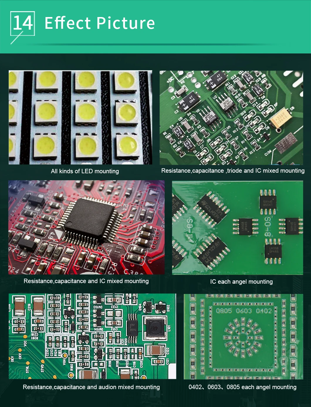 Выбор и место chip монтажный с визуальным простым использованием машина для травления печатных плат/led палочки и место машина