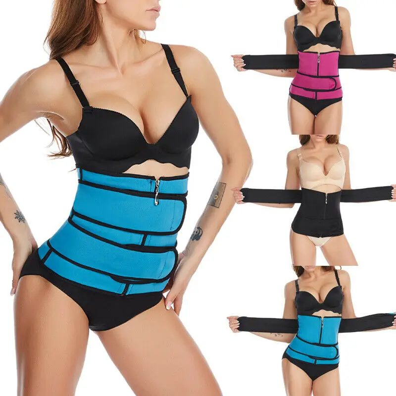 

Women Waist Trainer Neoprene Belt Sauna Sweat Body Shaper Tummy Control Slimmer