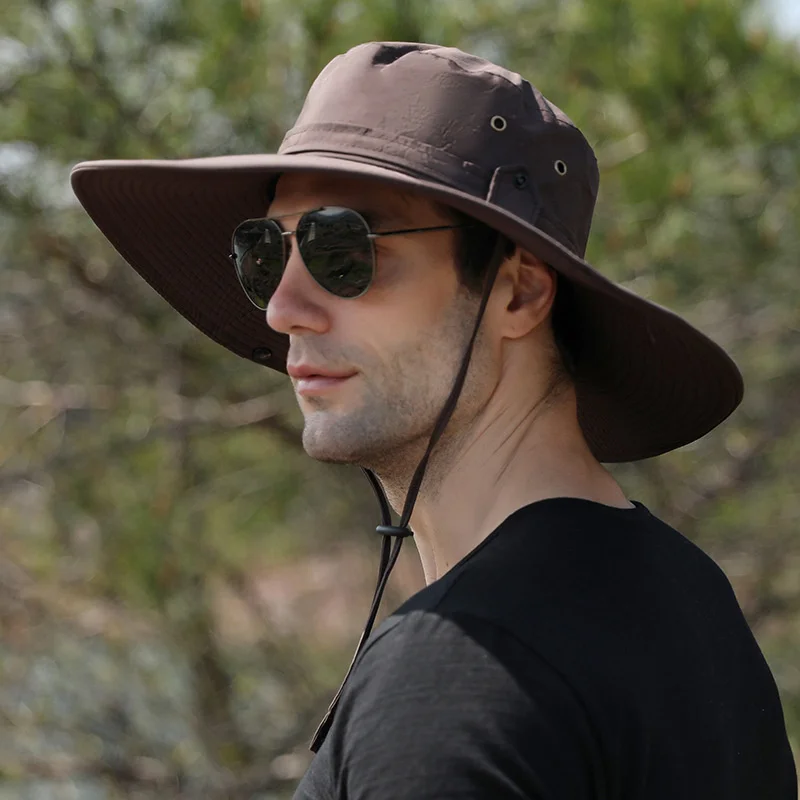 Hiking Fishing Hats Sunshade Cap 