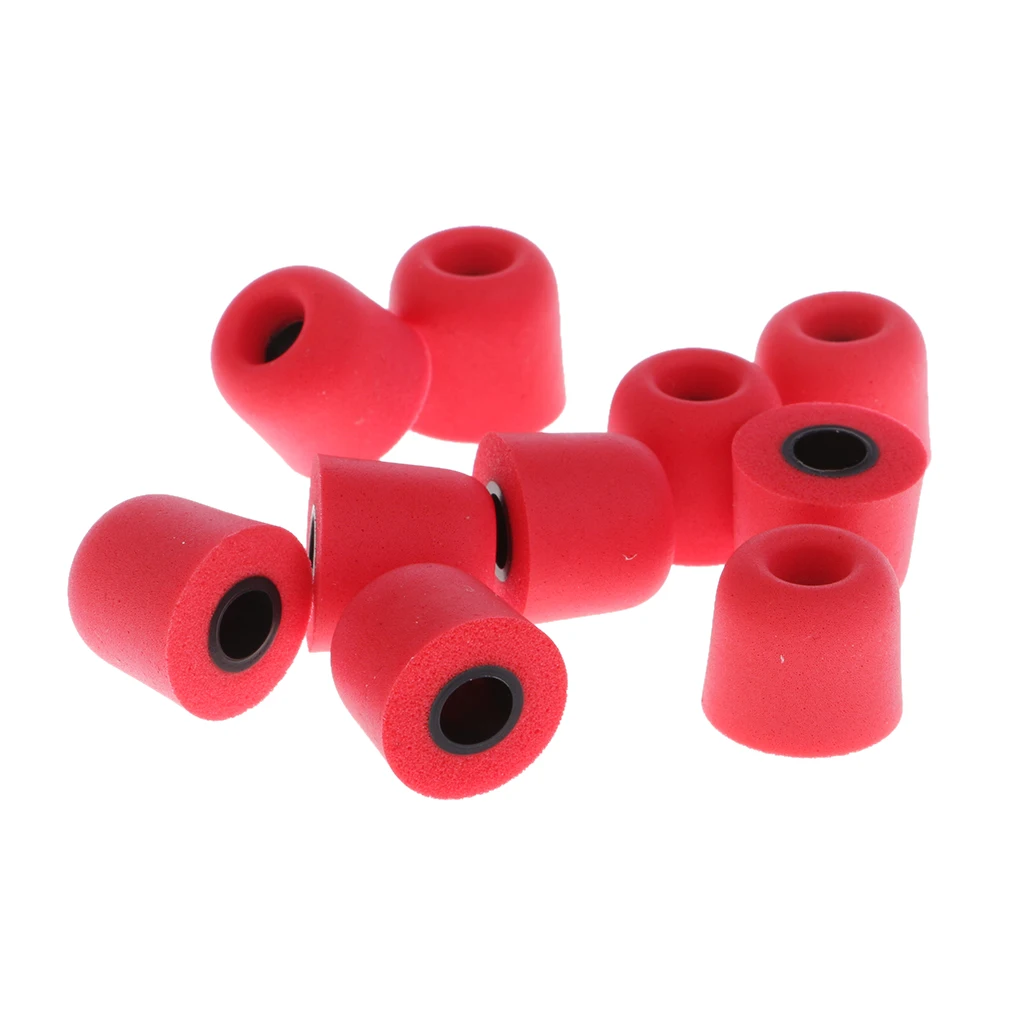 Universal Colorful Headphone Memory Foam Earphone Pads Cushion Tips 