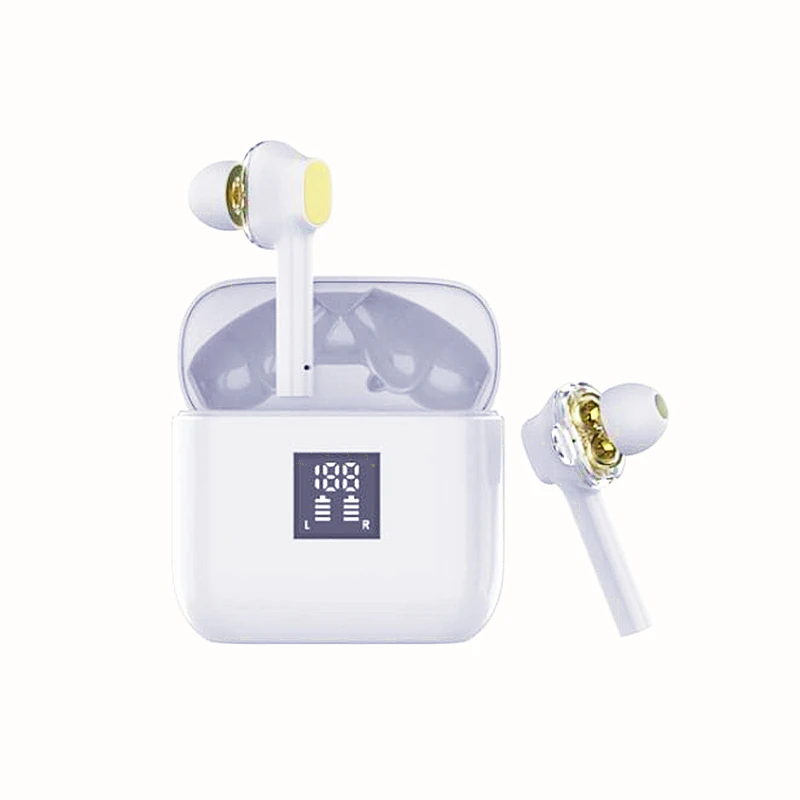 

Double Dynamic Stereo Bass Earphone Bluetooth 5.0 tws Auto Pairing Earphone Wireless Waterproof Earbuds Noise reduction Headset