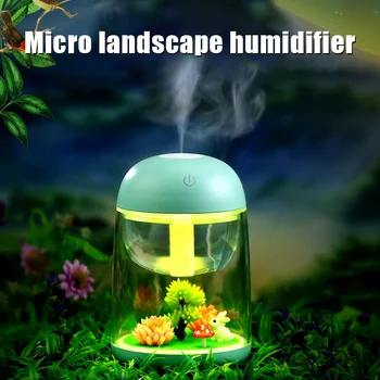 

USB Air Humidifier Micro Landscape Home Office Decoration Mist Maker Night Light YU-Home