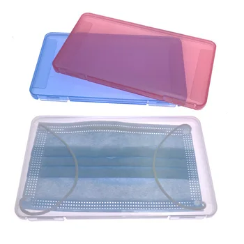 

3Pcs Plastic Flat Type Face Mask Storage Box Dust-proof Pollution-proof Security Pocket Mask Storage Case Container Organizer