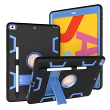 

Heavy Armour Shockproof Case for iPad 8th 7th Generation A2200 A2198 A2232 10.2 inch Tablet Funda Cover Stand with Pencil Holder