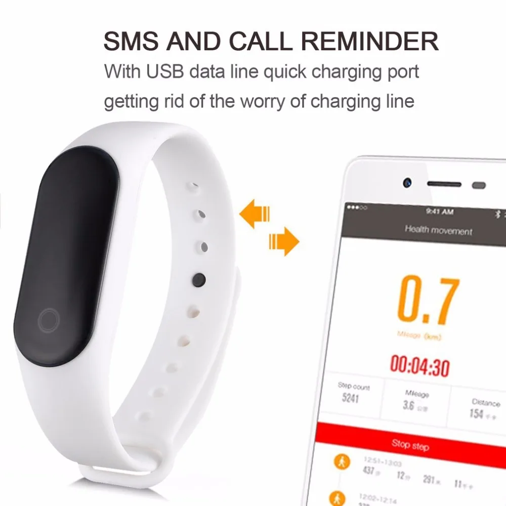 ONLENY M6S Bluetooth, умный спортивный браслет с сердечным ритмом, водонепроницаемые фитнес-браслеты, напоминание о звонках, будильник, спортивный браслет